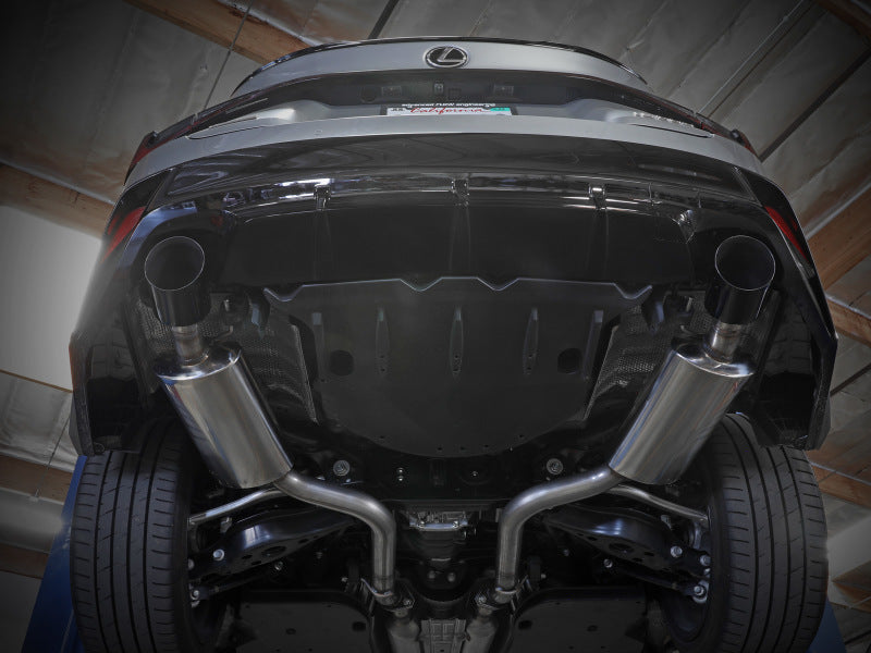aFe Lexus IS350 14-22 V6-3.5L Takeda Axle-Back Exhaust System Carbon Fiber Tip