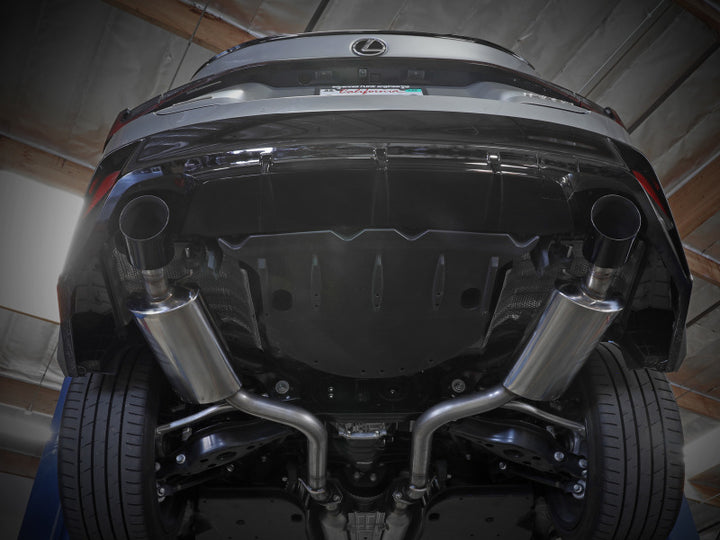 aFe Lexus IS350 14-22 V6-3.5L Takeda Axle-Back Exhaust System Carbon Fiber Tip