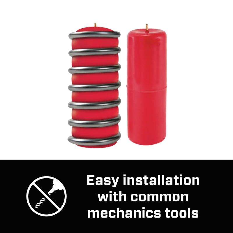 Air Lift 1000 Universal Air Spring Kit - Open Coil Spring 1000 lb Load Support, image 4