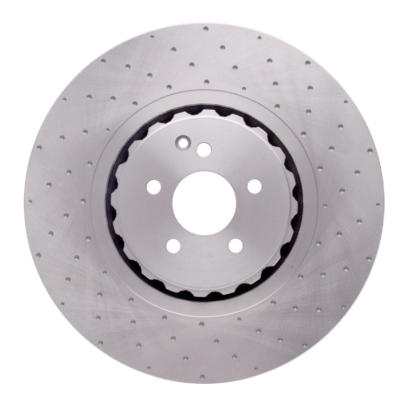 Dynamic Friction Dimpled Front Brake Rotor - Mercedes CL63, CL65, S63, S65 AMG (2007-2014)