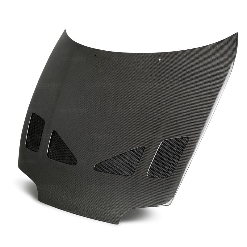 Seibon TR Style Carbon Fiber Hood for 93-98 Toyota Supra JZA80L - OneFastShop