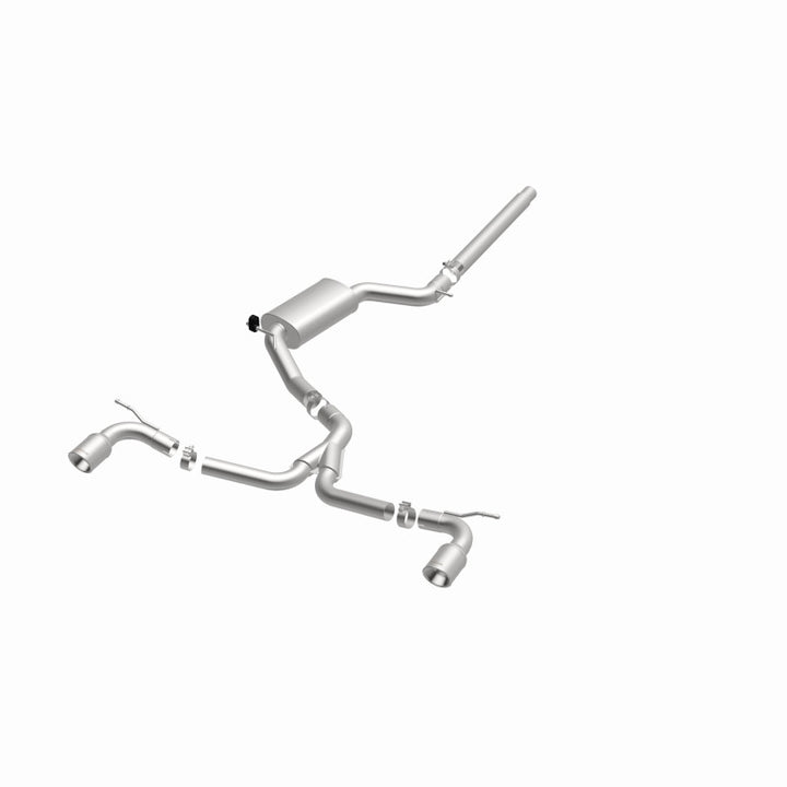 Magnaflow Cat-Back Dual Split Rear Exit Exhaust 4in Tips 2015-2018 VW GTI 2.0L Turbo - OneFastShop
