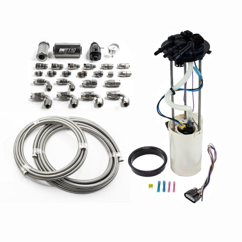 DeatschWerks DW400 Pump Module for 1999–2004 CM Truck with PTFE fuel Lines - OneFastShop