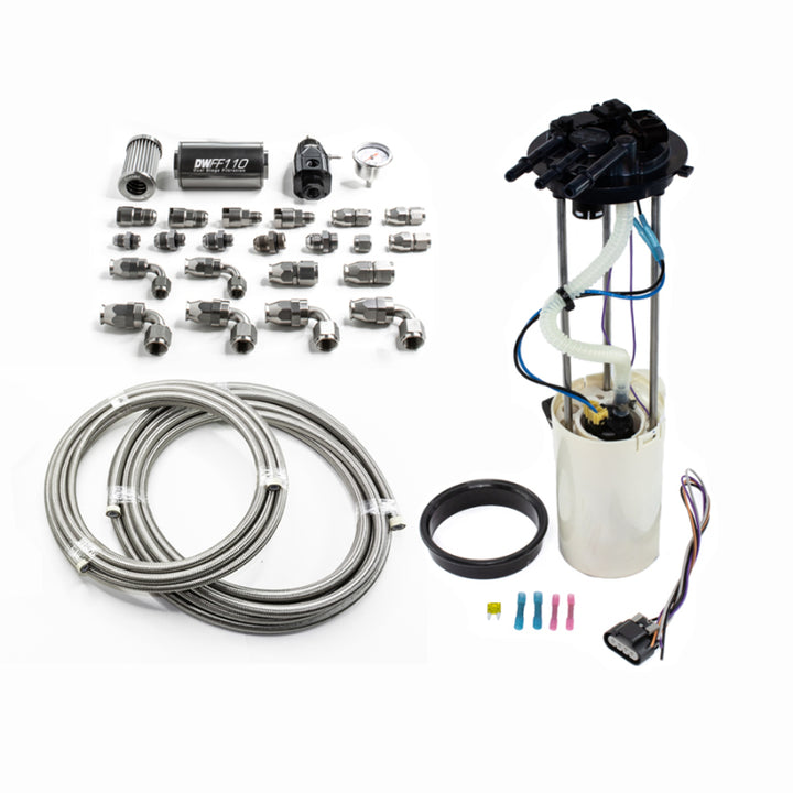 DeatschWerks DW400 Pump Module for 1999–2004 CM Truck with PTFE fuel Lines - OneFastShop