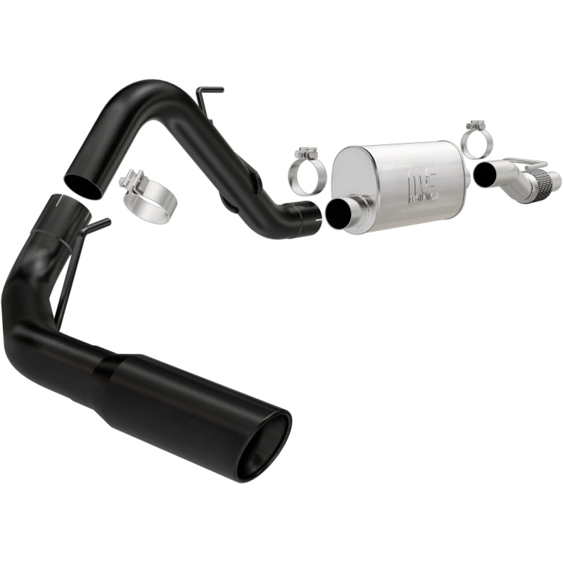 Magnaflow Cat-Back Exhaust System 3in Black 11-14 Ford F-150 3.5L V6 EcoBoost Single Side Exit Rear 3 Tip - OneFastShop