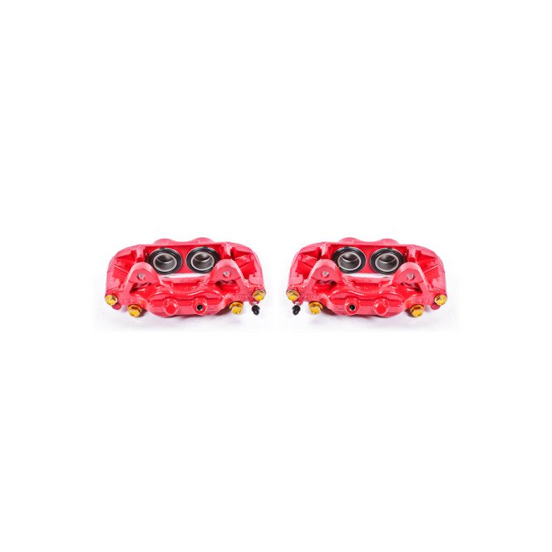 PowerStop Front Red Calipers w/o Brackets - Pair for 01-07 Toyota Sequoia, 00-06 Tundra