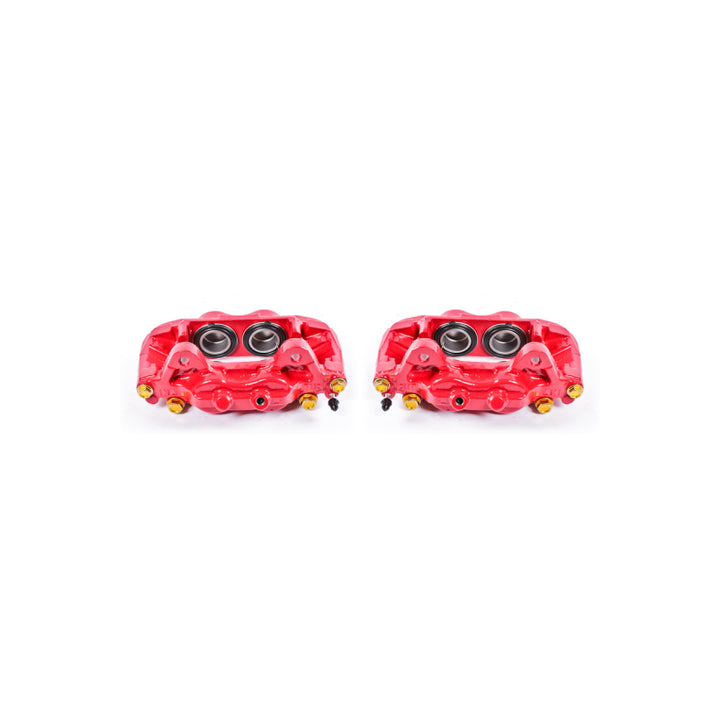PowerStop Front Red Calipers w/o Brackets - Pair for 01-07 Toyota Sequoia, 00-06 Tundra