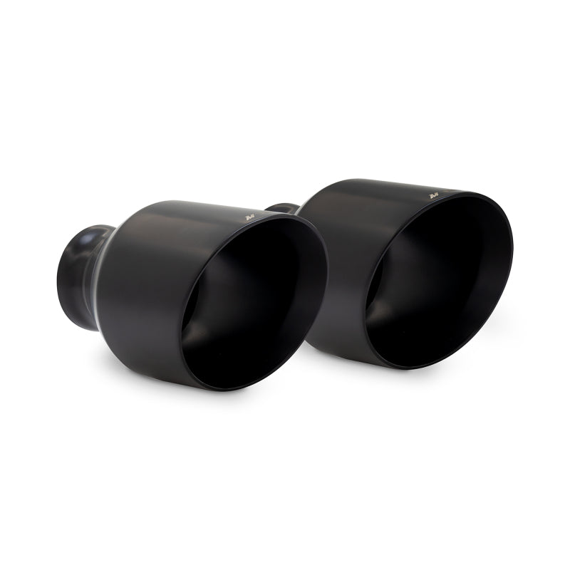 Mishimoto 5in Black Muffler Tip Pair for 15-23 Dodge Charger/Challenger - OneFastShop