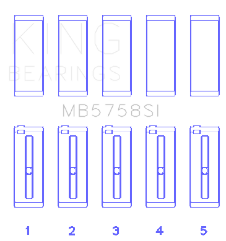 King Engine Bearings Main Bearing Set Size STD for 2007 Mini Cooper