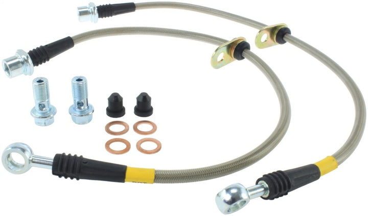 StopTech Stainless Steel Front Brake Lines for 2005-2006 Toyota Tacoma - OneFastShop