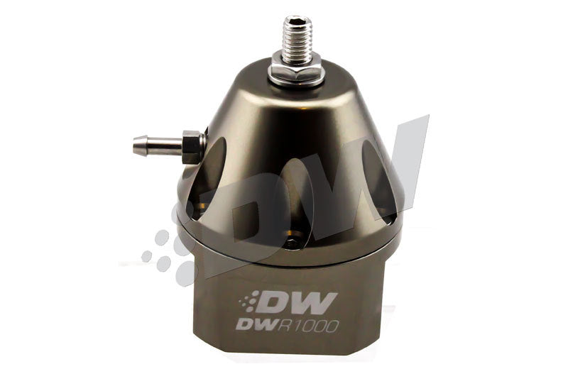 DeatschWerks DWR1000 Adjustable Fuel Pressure Regulator Titanium - OneFastShop