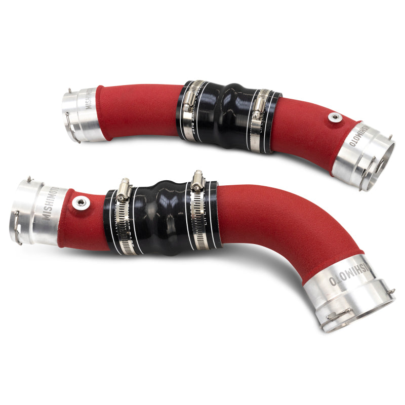 Mishimoto Performance Intercooler Kit - Toyota Tacoma 2024-2026 - Black Core - Red Pipes, image 7