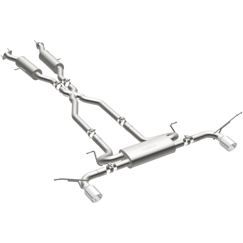 Magnaflow Cat-Back SS 2.5in Dual Split Rear 4in Black Tip 11-16 Jeep Grand Cherokee 5.7L V8/3.6L V6 - OneFastShop