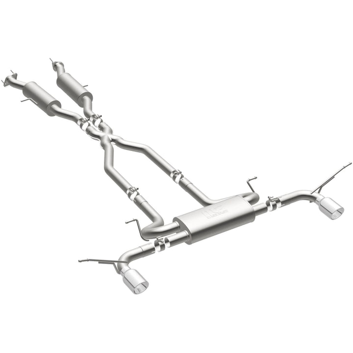 Magnaflow Cat-Back SS 2.5in Dual Split Rear 4in Black Tip 11-16 Jeep Grand Cherokee 5.7L V8/3.6L V6 - OneFastShop