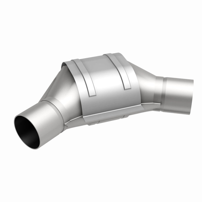 Magnaflow Conv Universal 2.00 Angled In Out OEM Compatible with 1996-2005 Subaru Lincoln Continental and Legacy Models