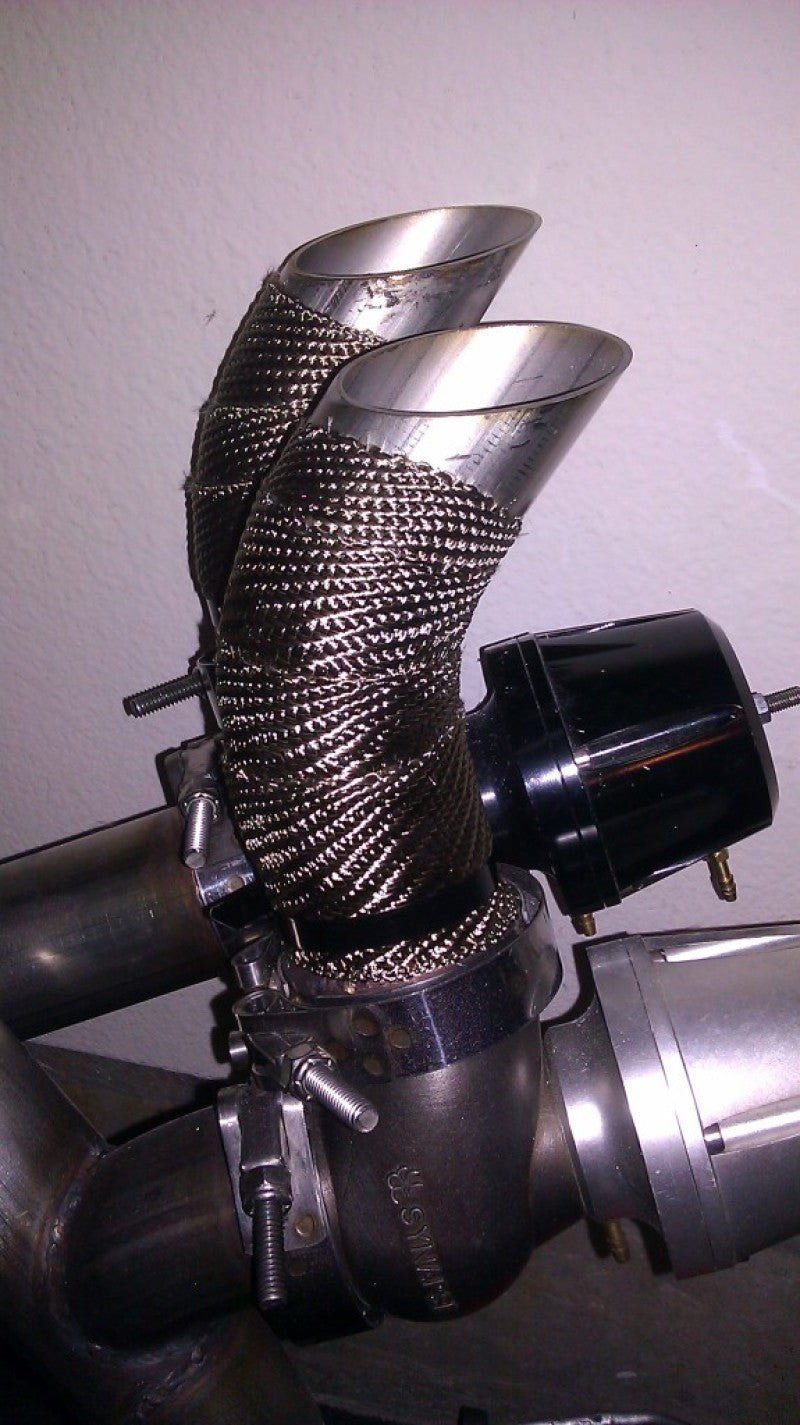Mishimoto Exhaust Heat Wrap 2 Inch x 35 Feet with Stainless Locking Tie Set