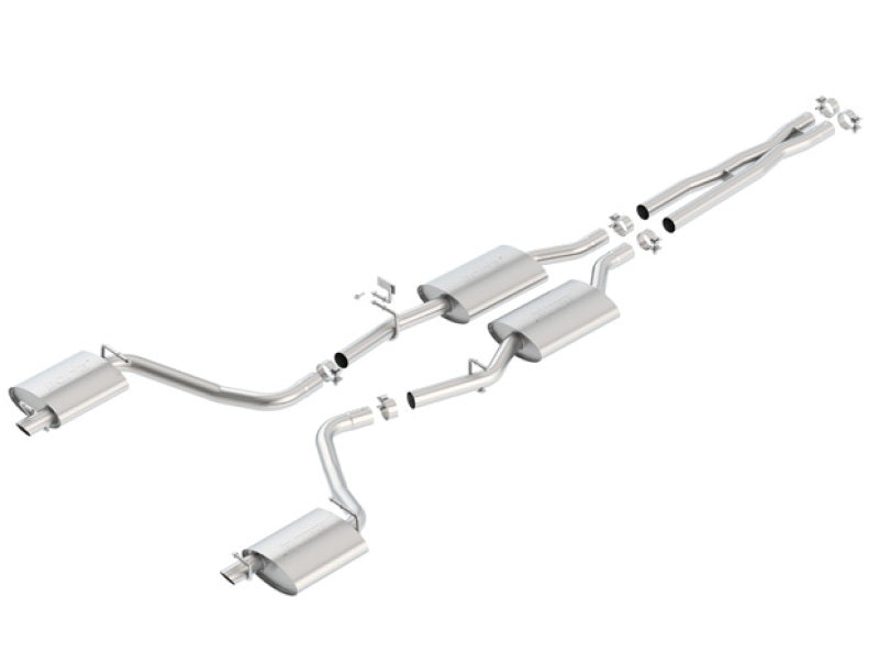 Borla S-Type Cat Back Exhaust for Dodge Charger 3.6L V6 (15-16)
