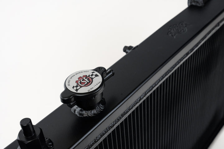 CSF V3 Radiator for 92-00 Honda Civic w/K-Swap Black Finish