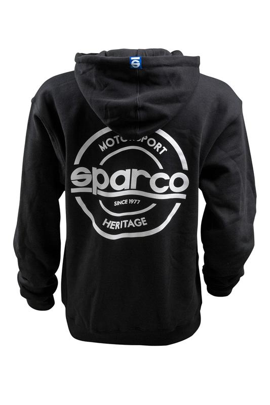 Sparco S-Seal Sweatshirt Hooded Black Size X-Large. - OneFastShop