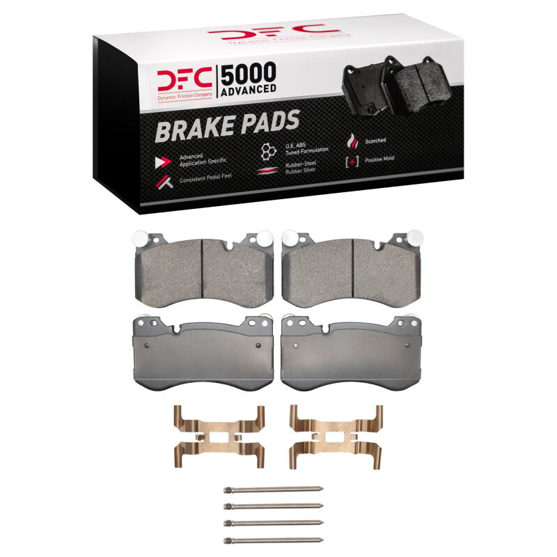 DFC 21-25 BMW M4 Front 5000 Advanced Low Metallic Brake Pads And Hardware Kit