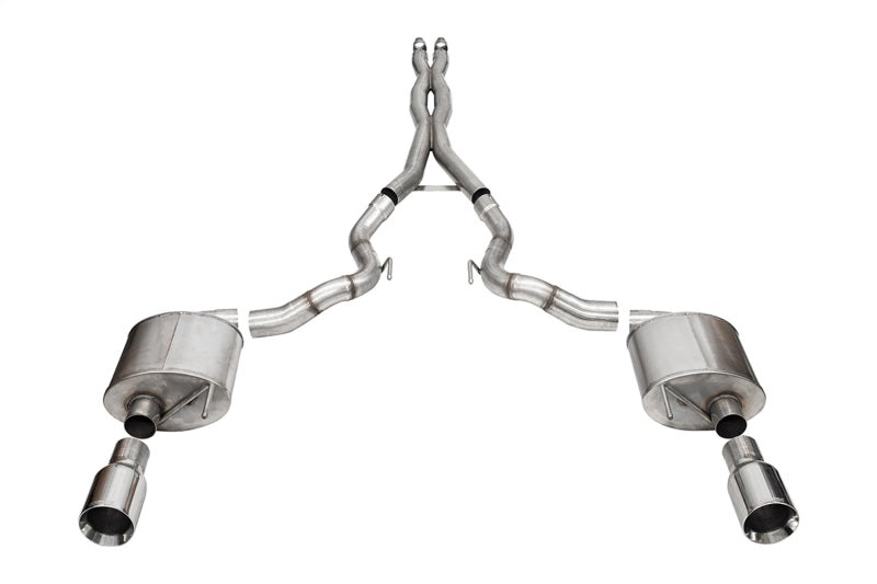Corsa 24-25 Ford Mustang GT Xtreme 3in Cat-Back Dual Rear Exhaust w/4.5in Tips