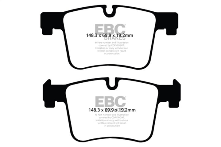 EBC Yellowstuff Front Brake Pads for 2004-2018 BMW X3 2.0 Turbo (F25) - OneFastShop