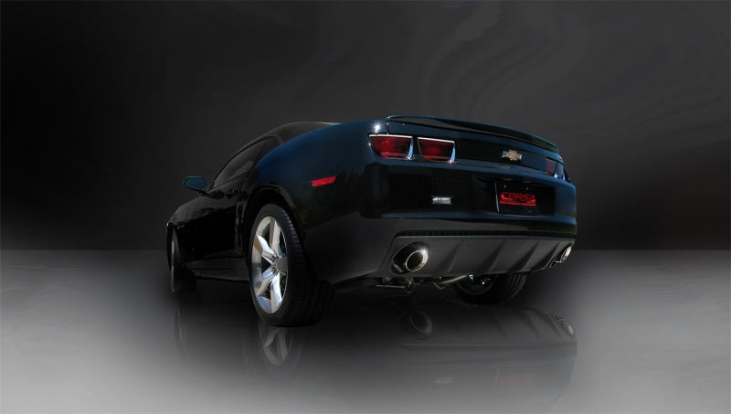Corsa Sport Cat-Back Exhaust for 2010-2015 Chevrolet Camaro SS Coupe V8