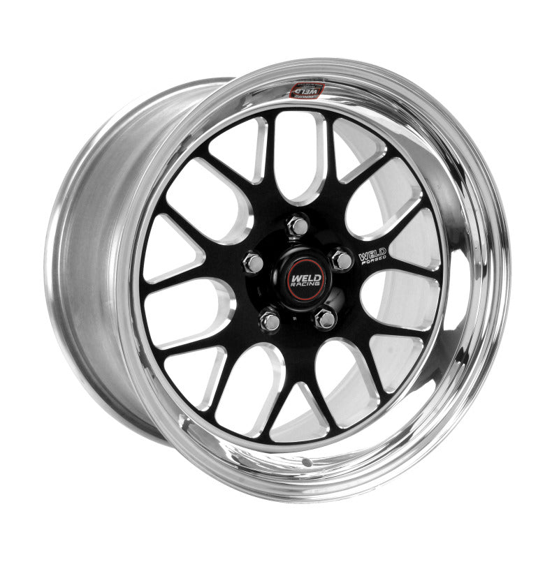 Weld S77 17x10.5 Wheel 5x4.75 Bolt Pattern 8.8 in. Backspace Black (Medium Pad) Non Beadlock
