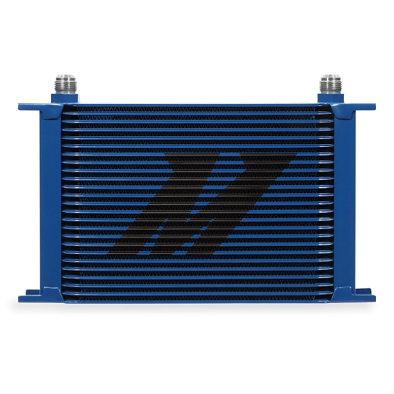 Mishimoto Universal 25-Row Oil Cooler Blue - Ford Mustang GT/GT Premium/Bullitt/Mach 1 2018-2021, 2019-2020, 2021 - OneFastShop