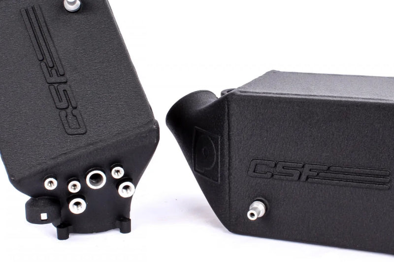 CSF Twin Charge-Air-Cooler Set Crinkle Black for 12-16 BMW M5 F10 / 12-18 BMW M6 F06 F12 F13