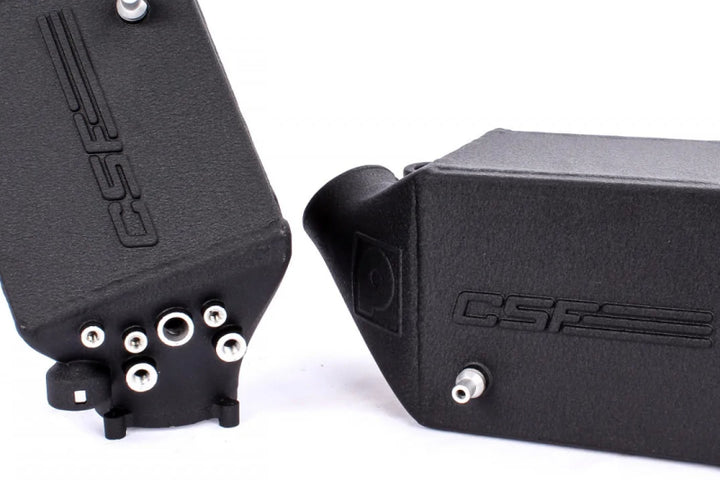 CSF Twin Charge-Air-Cooler Set Crinkle Black for 12-16 BMW M5 F10 / 12-18 BMW M6 F06 F12 F13