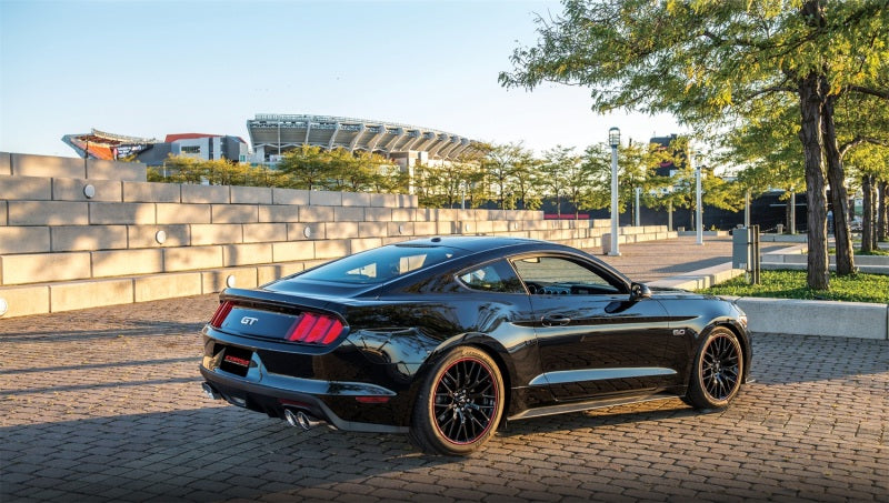 Corsa 3in Cat Back Exhaust with Polish Quad Tips for 2015-2017 Ford Mustang GT 5.0
