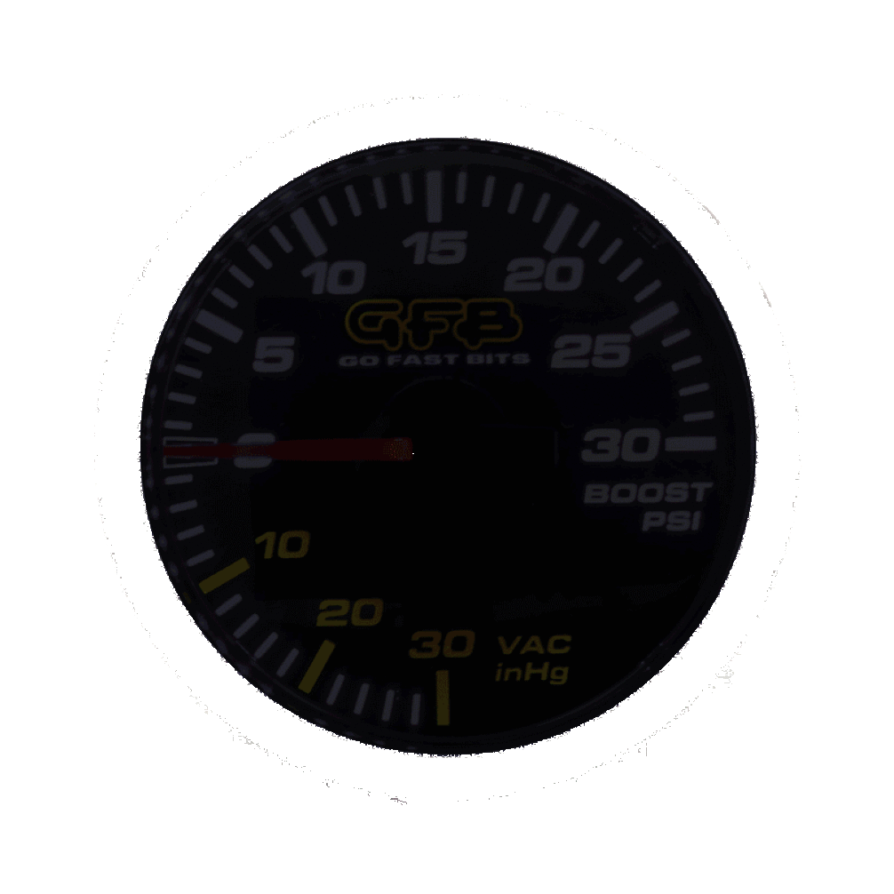 Go Fast Bits 52mm Boost Gauge -30inHg to 30psi