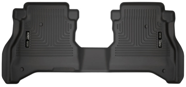 Husky Liners WeatherBeater Black Floor Liners for 20-21 Jeep Gladiator Crew Cab 2nd Seat
