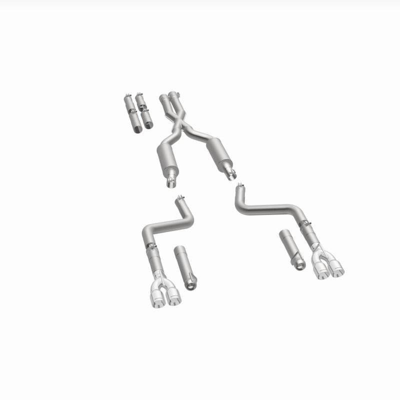 MagnaFlow Cat-Back Exhaust System with 3in Quad Tips - 2017+ Dodge Challenger - OneFastShop