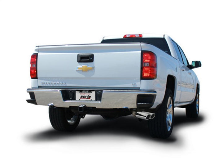 Borla S-Type Cat-Back Exhaust System - 14 Sierra 1500 - Ext. Cab Stnd Bed - CC Short Bed - 143.5in WB
