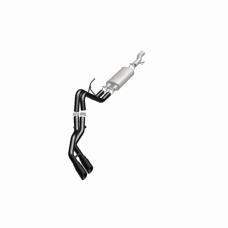 Magnaflow Cat-Back Exhaust System 10-14 Ford Raptor 6.2L V8 2.5/3in Black Dual Same Side Exit Rear 3.5in Tips - OneFastShop