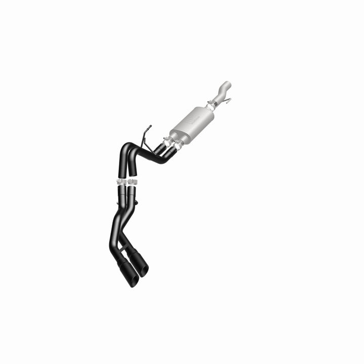 Magnaflow Cat-Back Exhaust System 10-14 Ford Raptor 6.2L V8 2.5/3in Black Dual Same Side Exit Rear 3.5in Tips - OneFastShop