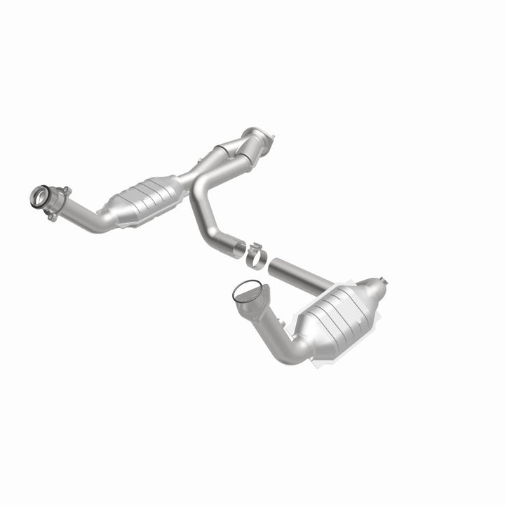Magnaflow Direct Fit Y-Pipe Assembly 2wd for 02-06 Cadillac Truck 5.3L Dual Converter Compatible with Chevy Truck 99-07 - OneFastShop