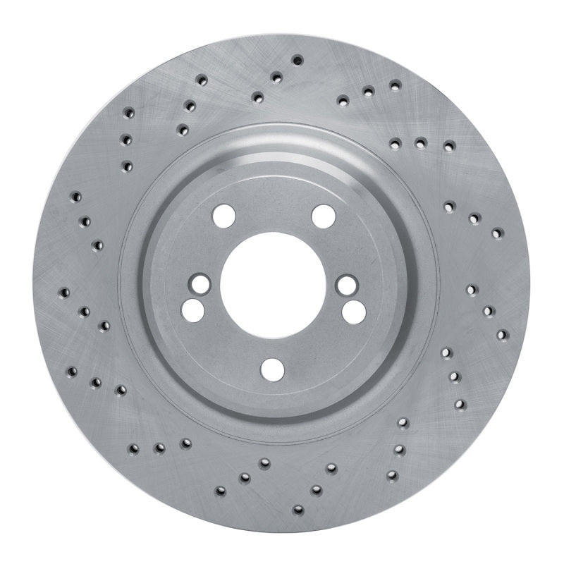 DFC Rear Left Drilled Brake Rotor - BMW M2 / M3 / M4 2015-2020