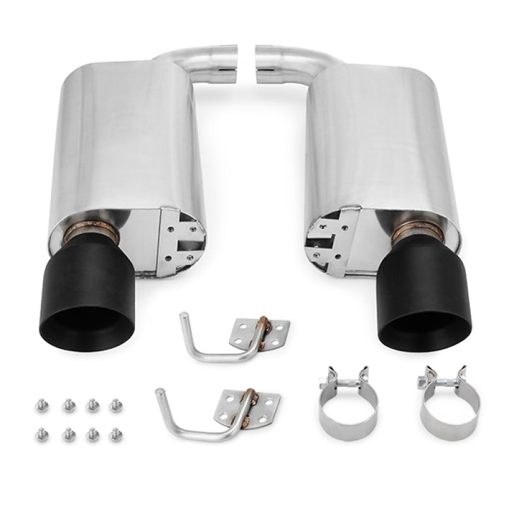 Magnaflow Axleback Exhaust Blacktips 2015 Plus Mustang GT - OneFastShop