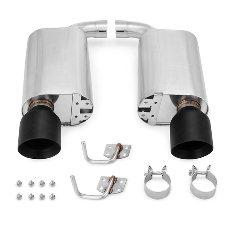 Magnaflow Axleback Exhaust Blacktips 2015 Plus Mustang GT - OneFastShop