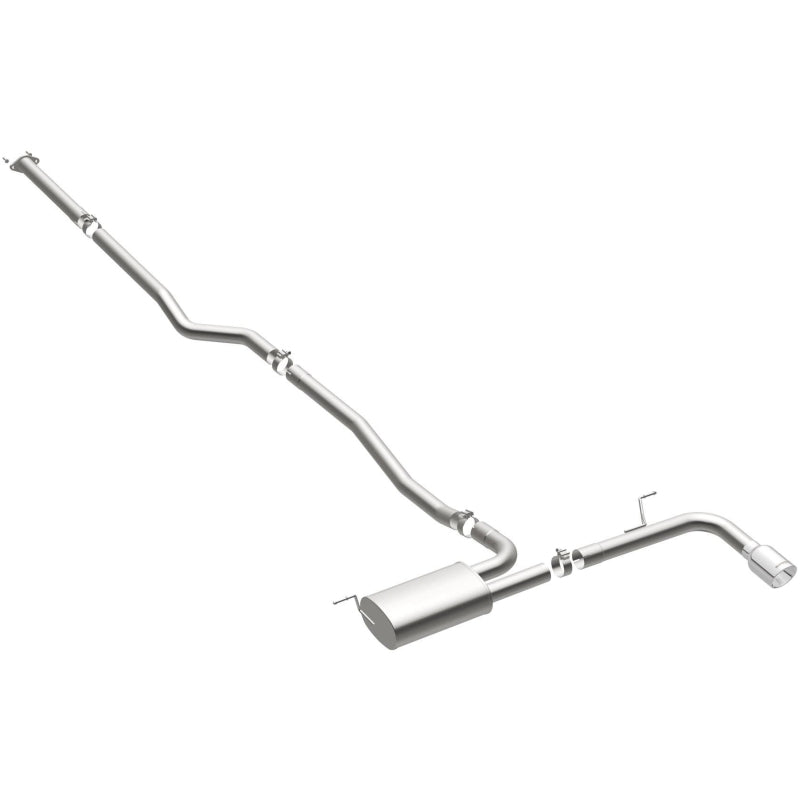 MagnaFlow Street Cat-Back Exhaust for 2015 Ford Fusion 2.5L Polished 4 in. Tip