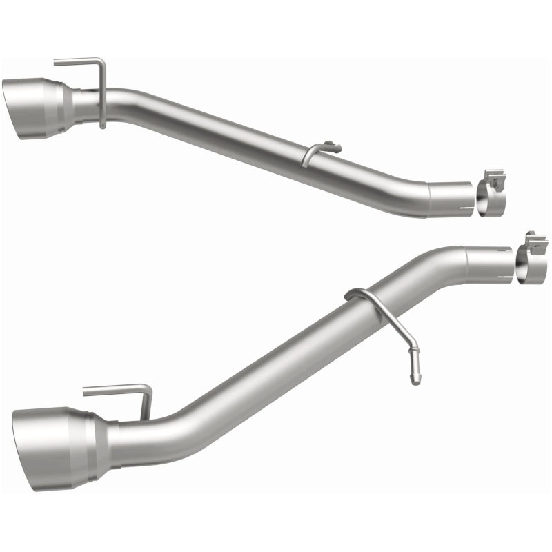 MagnaFlow Race Axle Back Exhaust System with Dual Polished Tips for 2016 Chevy Camaro 3.6L V6 - OneFastShop