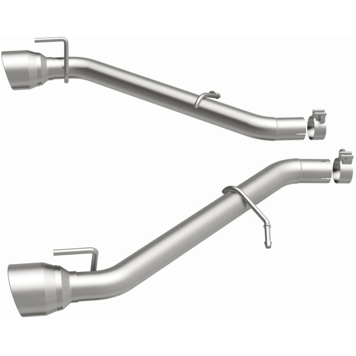 MagnaFlow Race Axle Back Exhaust System with Dual Polished Tips for 2016 Chevy Camaro 3.6L V6 - OneFastShop