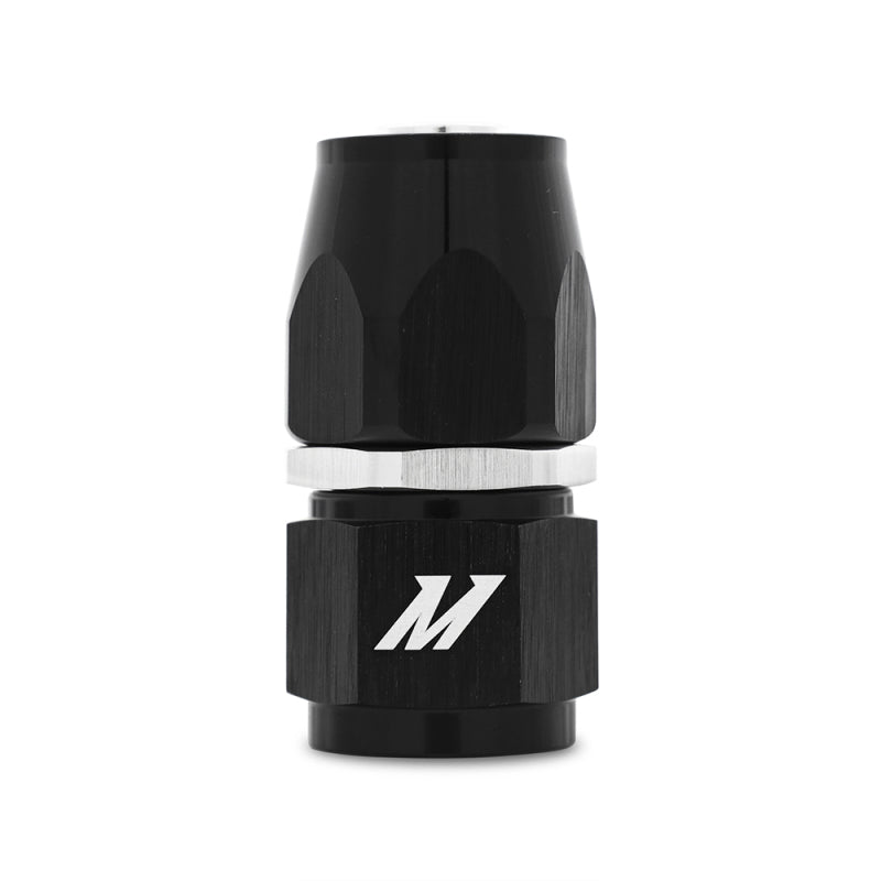 Mishimoto Aluminum -10AN Straight Fitting Black 360-Degree Swivel