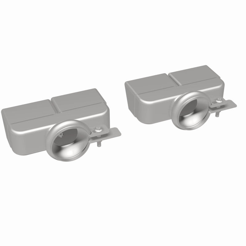 Magnaflow Tip 1-Set Quad Square for 2009-2013 Dodge Challenger R/T, SE, SRT8, SXT, and 2012 Challenger R/T Classic, SXT Plus