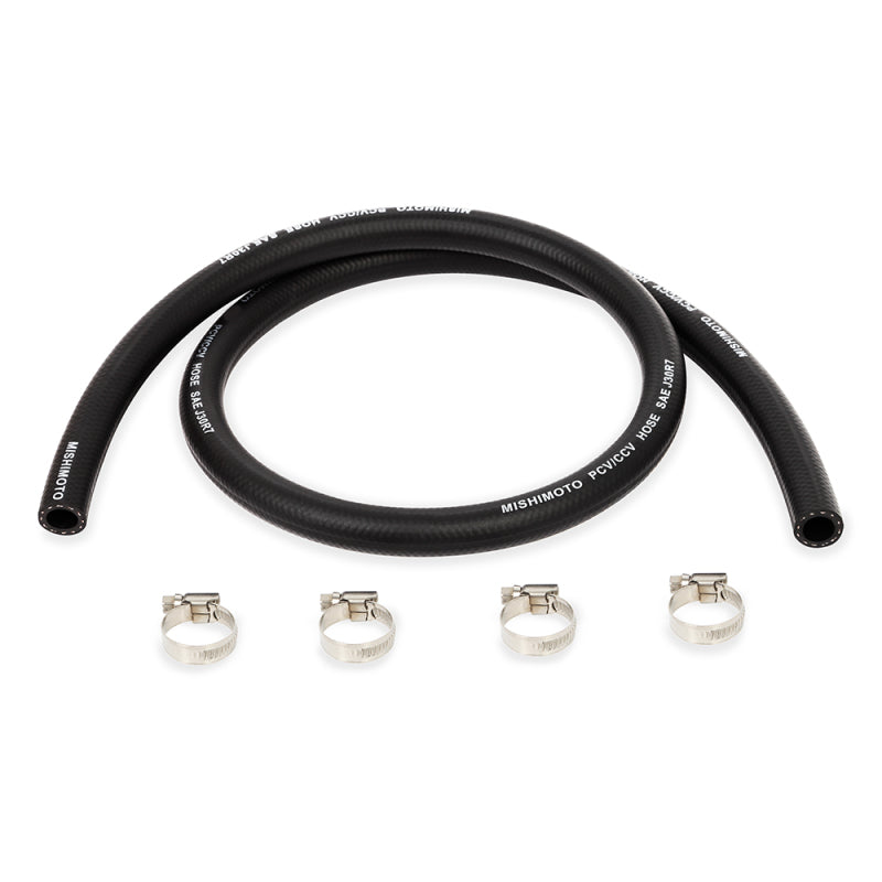 Mishimoto 1/2in x 6in Hose w/ 4 Clamps for Catch Can