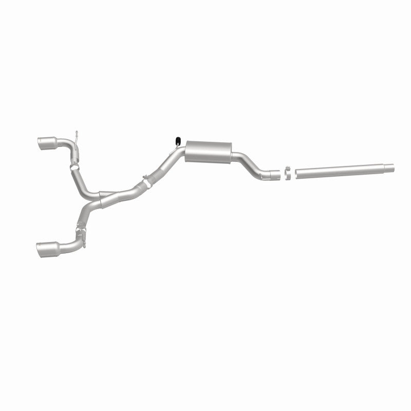 Magnaflow Cat-Back Dual Split Rear Exit Exhaust 4in Tips 2015-2018 VW GTI 2.0L Turbo - OneFastShop