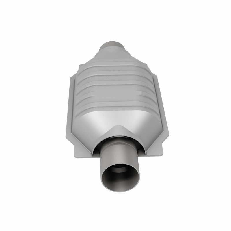 Magnaflow Conv Universal-Fit 2.25in Inlet/Outlet Center/Center Oval 12in Body/7in Width for Jeep Wrangler 2004-2006, Lexus LX470 2005, More - OneFastShop